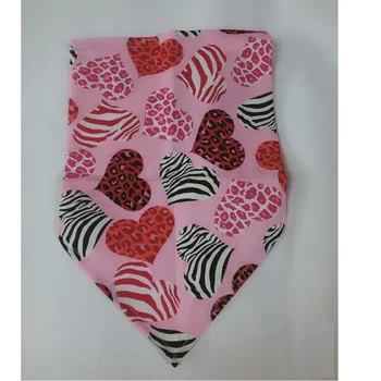 

20pcs Valentine holiday Pet Bandanas Cotton Dogs Cat big heart Bandanas Scarf Bowties Pet Supplies GL01