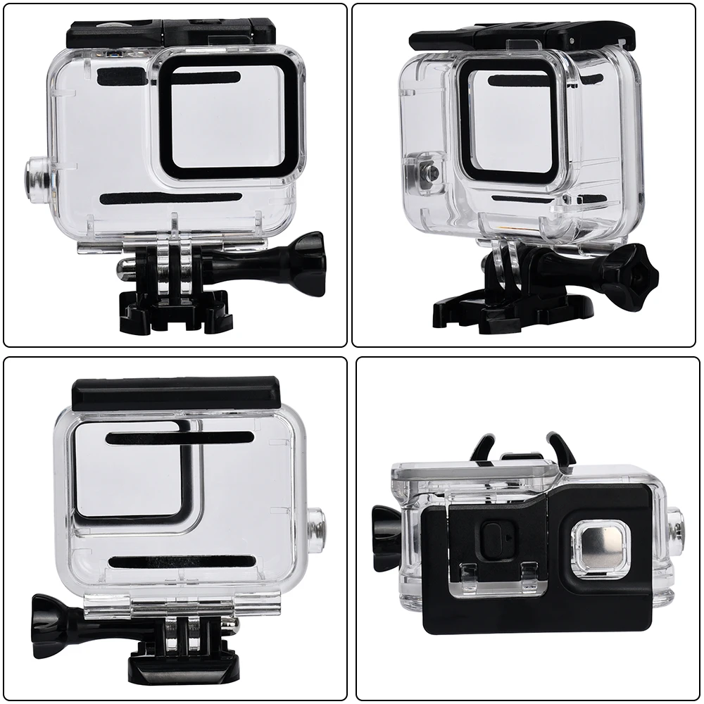 Водонепроницаемый чехол для камеры для GoPro Hero 7, корпус спортивной экшн-камеры 45 м, защитный чехол для подводного плавания, чехол для фото, 1 шт