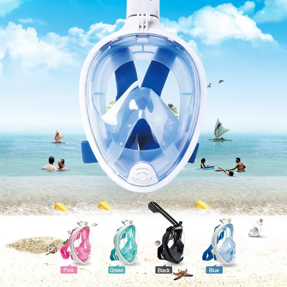 

Scuba Diving Mask Full Face Anti Fog Underwater Snorkel Mask Set Swimming Snorkeling Mask for Men Women Kids Diving Equipment