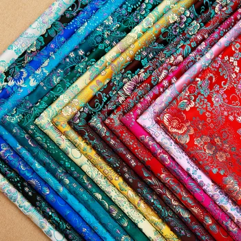 

Brocade fabric Clothing dress fabrics with flower DIY fabric fabrics for sewing