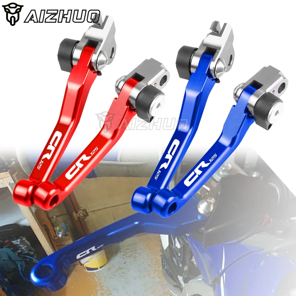 CR125 CNC Pivot Brake Clutch Levers Motocross FOR HUSQVARNA CR125 CR250