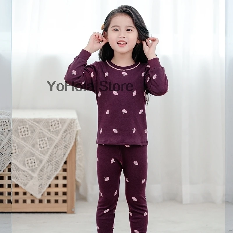 Kids Pajamas Children Sleepwear Baby Pajamas Sets Boys Girls Cartoon Pyjamas Pijamas Cotton Nightwear Clothes Kids Homewear pajama sets couple	 Sleepwear & Robes