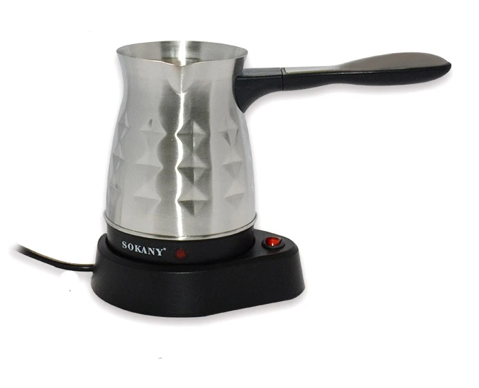 304 Stainless Steel Turkey Coffee Maker, Electrical Coffee Pot, Kettle for Home and Office, 800W