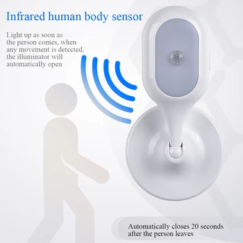 

Night light Light-rechargeable intelligent human body infrared induction cabinet light control induction charging wardrobe light