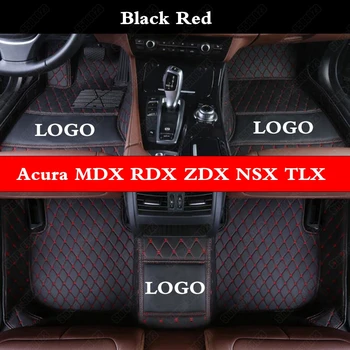 

Custom Made Leather Car Floor Mats for Acura MDX RDX ZDX NSX TLX TSX TL RL ILX Car Accessories All Weather Foot Mat Auto Carpet