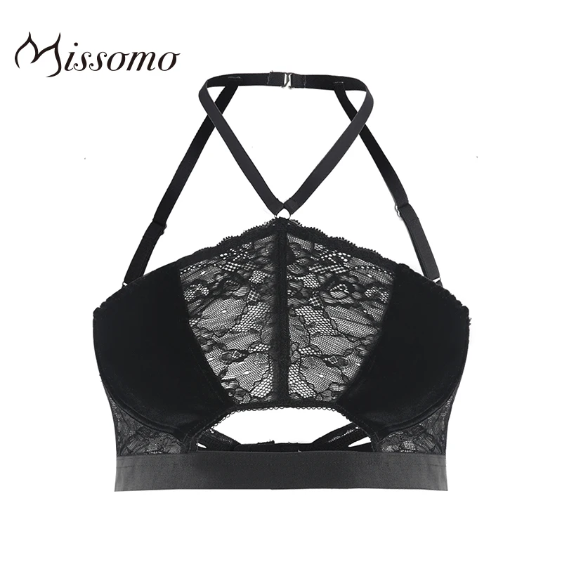 Missomo, прозрачный кружевной женский бюстгальтер, сексуальный, VS BH Bralet Modis, сетчатый, пуш-ап, беспроводной, без косточек, размера плюс, чашка, бюстгальтер, нижнее белье