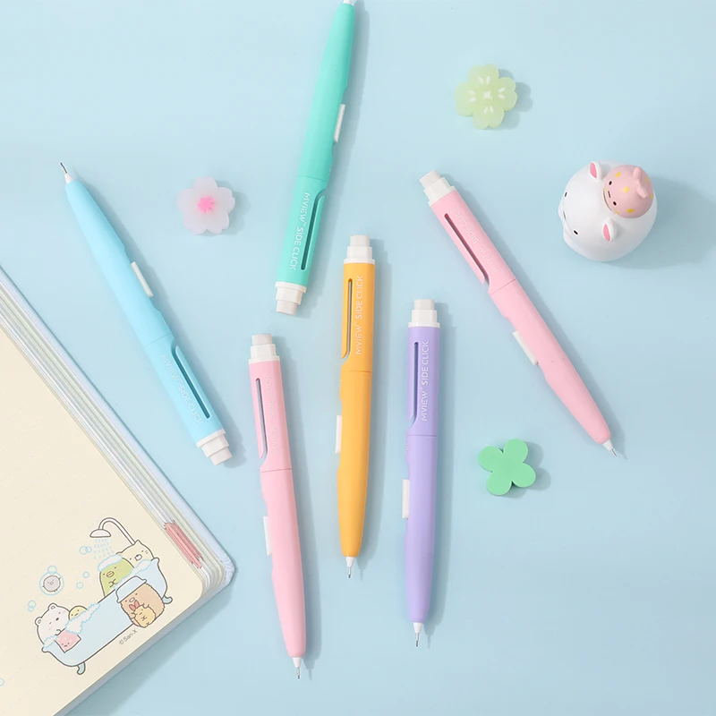 Mohamm 1Pc 0.5mm Creative Macarons Colors Automatic Mechanical Pencil School Office Supplies Stationery | Канцтовары для офиса и
