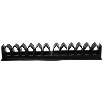 

Equestrian ABS Horse Whip Holder Rack Holder-Flat Wall Mounted Rack Bracket Support 12 Wips