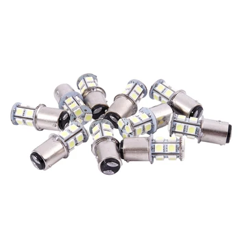 

10pcs BAY15D P21/5W 1157 13 5050-SMD Cool White Turn Brake LED Light Lamp Bulb