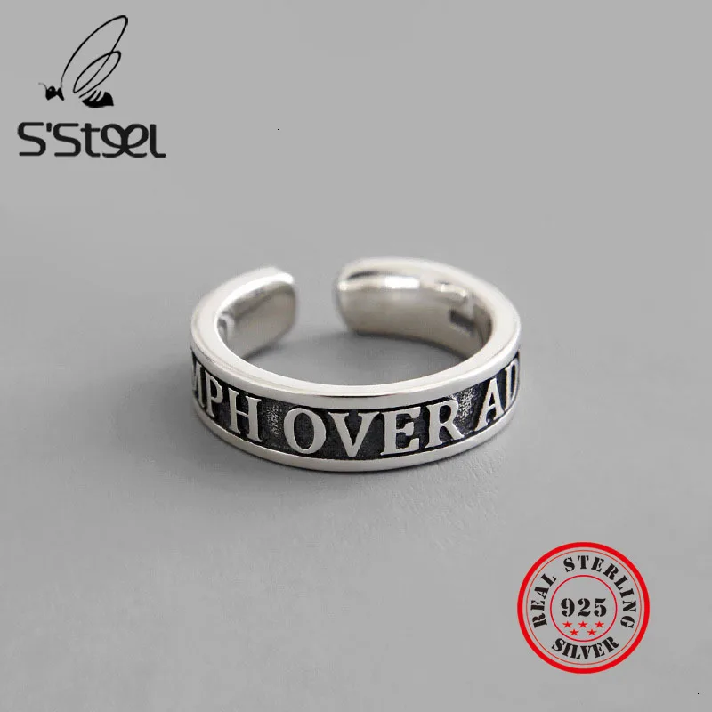 

S'STEEL 925 Sterling Silver Rings For Women Prata Ring Anillos Plata Para Mujer Bague Femme Argent Zilveren Ringen Fine Jewelry