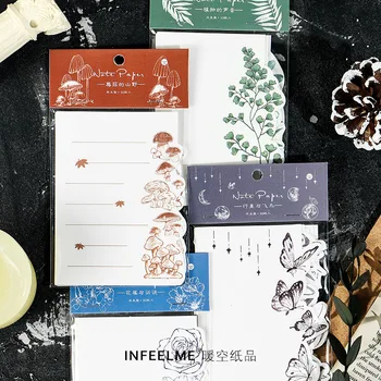 

30 Pcs/Set Retro Flower Plant Moon Memo Pad Sticky Notes Portable Paper Planner Stationery School Office Supplies Bullet Journal