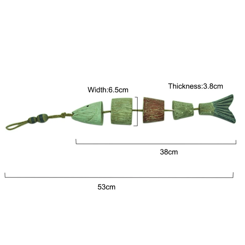 Украшение для дома, антикварные декоративные шампуры для рыбы, резьба по дереву, средиземноморская рыба, Домашнее Ретро украшение, домашний декор