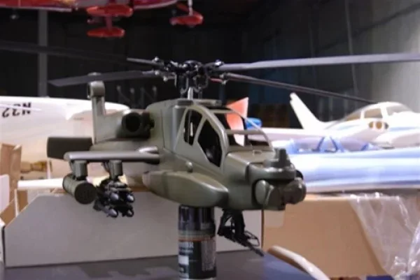 Радиоуправляемая модель 500 Размер AH-64 военный вертолет эпоксидный Fuselage с углеродными вставками