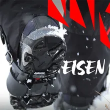 Противоскользящие шипы для скалолазания на снегу, Ледяные Когти, обувь для прогулок, противоскользящая ледяная куртка, обувь и шина, 4 заклепки