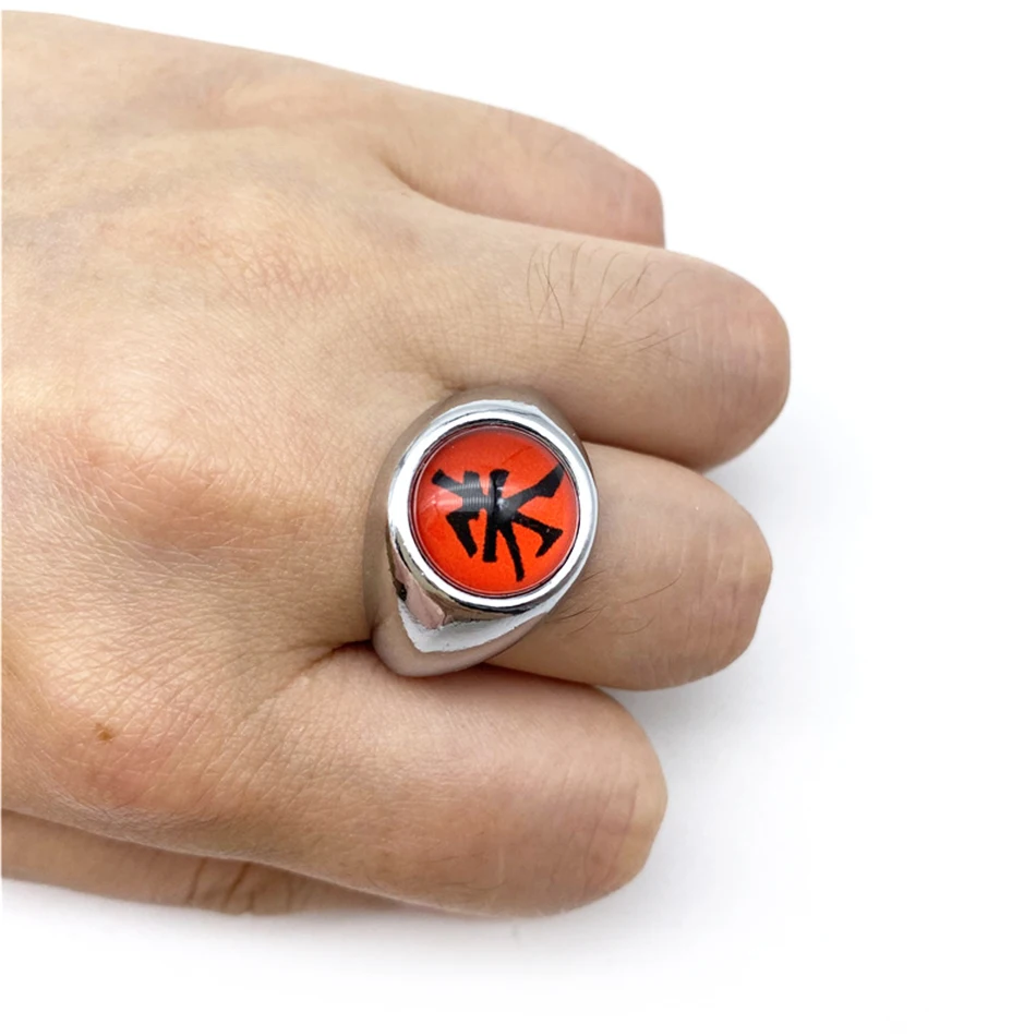 Anime Cosplay Ring Akatsuki Itachi Pain Metal Finger Adult Ninja Props Accessories Cool Stuff Gifts anillos akatsuki itachi |