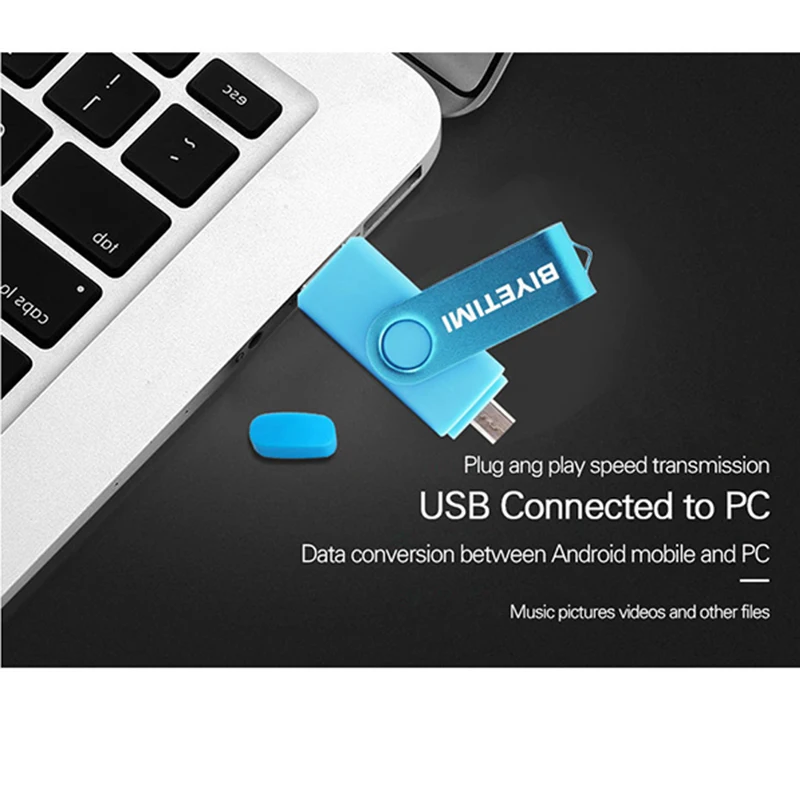 Biyetimi USB-флешка многофункциональная USB-флешка OTG для смартфона Android с двойным приложением