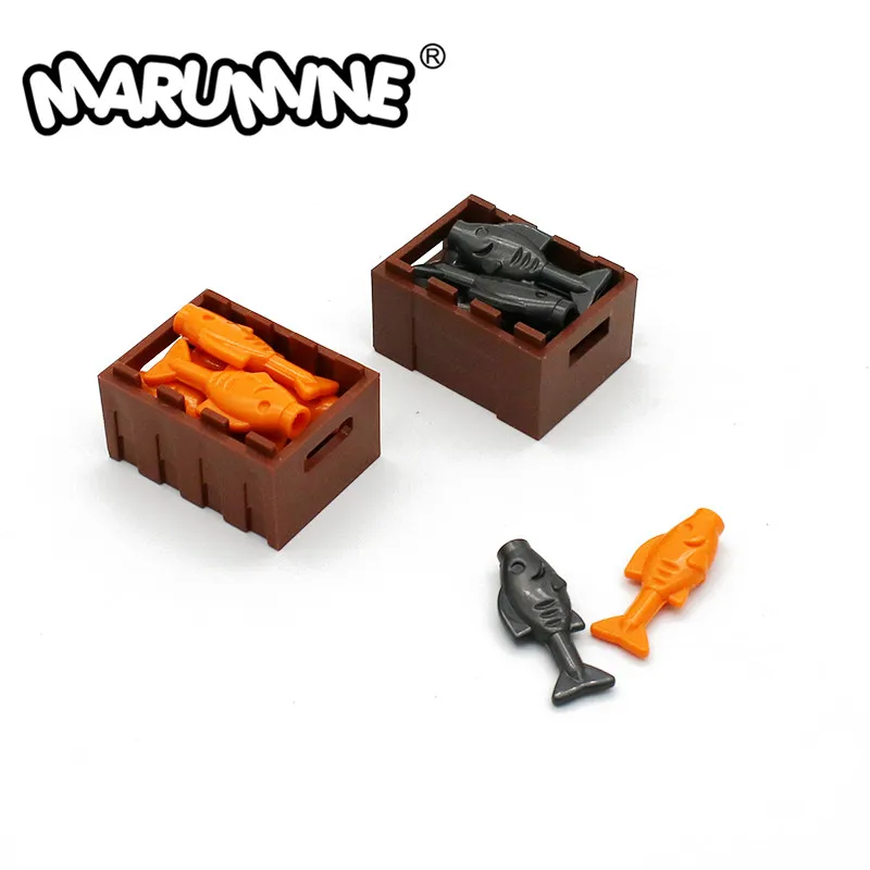 MARUMINE DIY Рыба с ручкой для фигурок 64648 совместимые строительные блоки игрушки