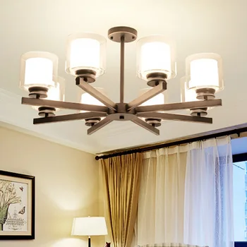 

nordic luminaria pendente hanging lamp wood restaurant luminaire