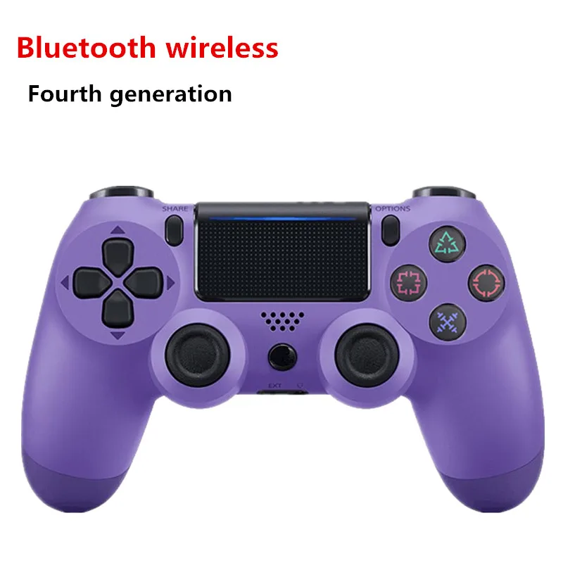 Проводный джойстик для PS4 с Bluetooth/USB четвёртого поколения, контроллер для Dualshock 4 для PS4, контроллер для playstation 4 - Цвет: purple