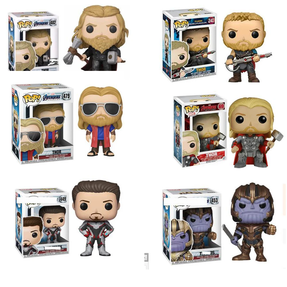 FUNKO POP Новый Марвел Мстители Фигурки Модель игрушки для детей рождественские
