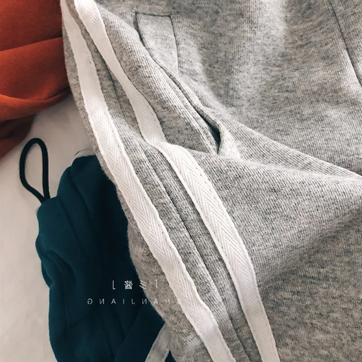 New Style Autumn Casual Western Style Sports New Style Girls' Shirt Trousers Drawstring