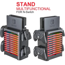 Аксессуары для игр с переключателями, набор для хранения в виде башни, подставка для игрового диска, органайзер для nintendo Switch, nintendo Switch