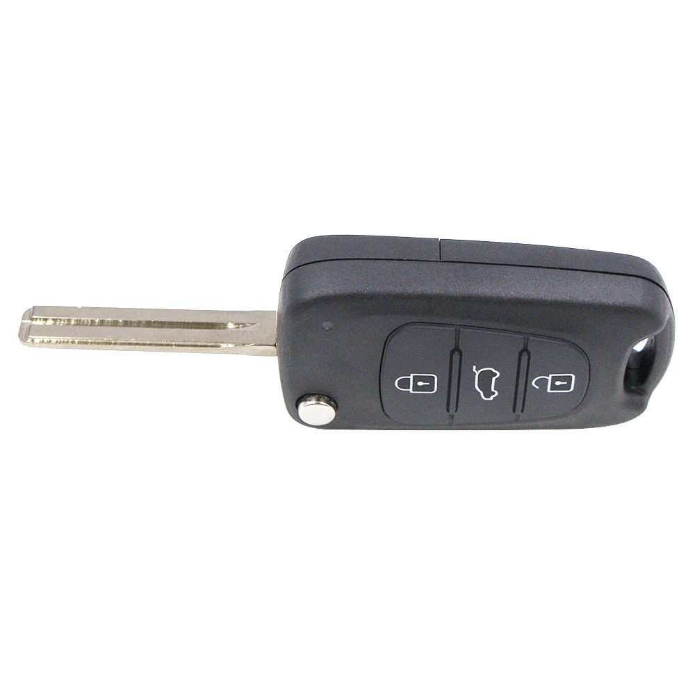 Keyecu Flip Remote Key Fob for Hyundai IX35 I20 I30 2008 2009 2010 2011 2012 3 Button 433MHz ID46 Chip Car Key car remote key car key