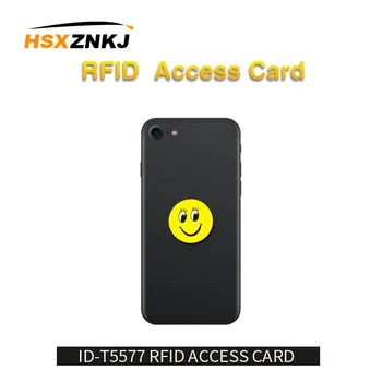 

10pcs/lot RFID 125Khz T5577 Writable EM4305 Anti Metal Interference Cartoon Tags Stickers Proximity Card Label For RFID Copier