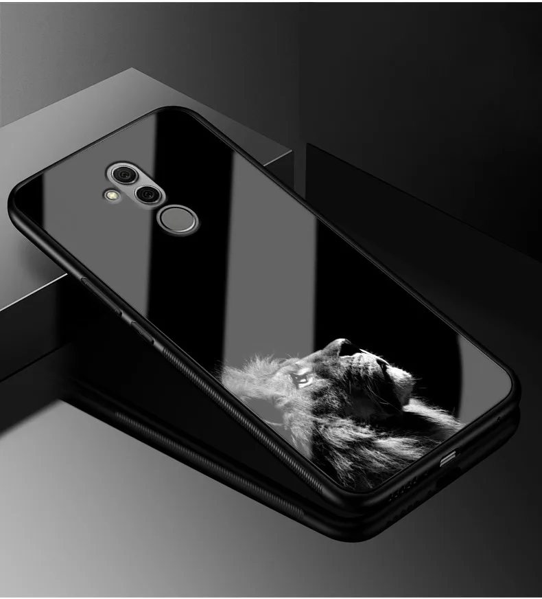 Чехол для huawei mate 20 Lite, жесткое стекло для ПК, чехол для телефона, черный бампер из ТПУ, чехол для huawei mate 20 Lite mate 20 20 Pro, чехол Coque - Цвет: 01