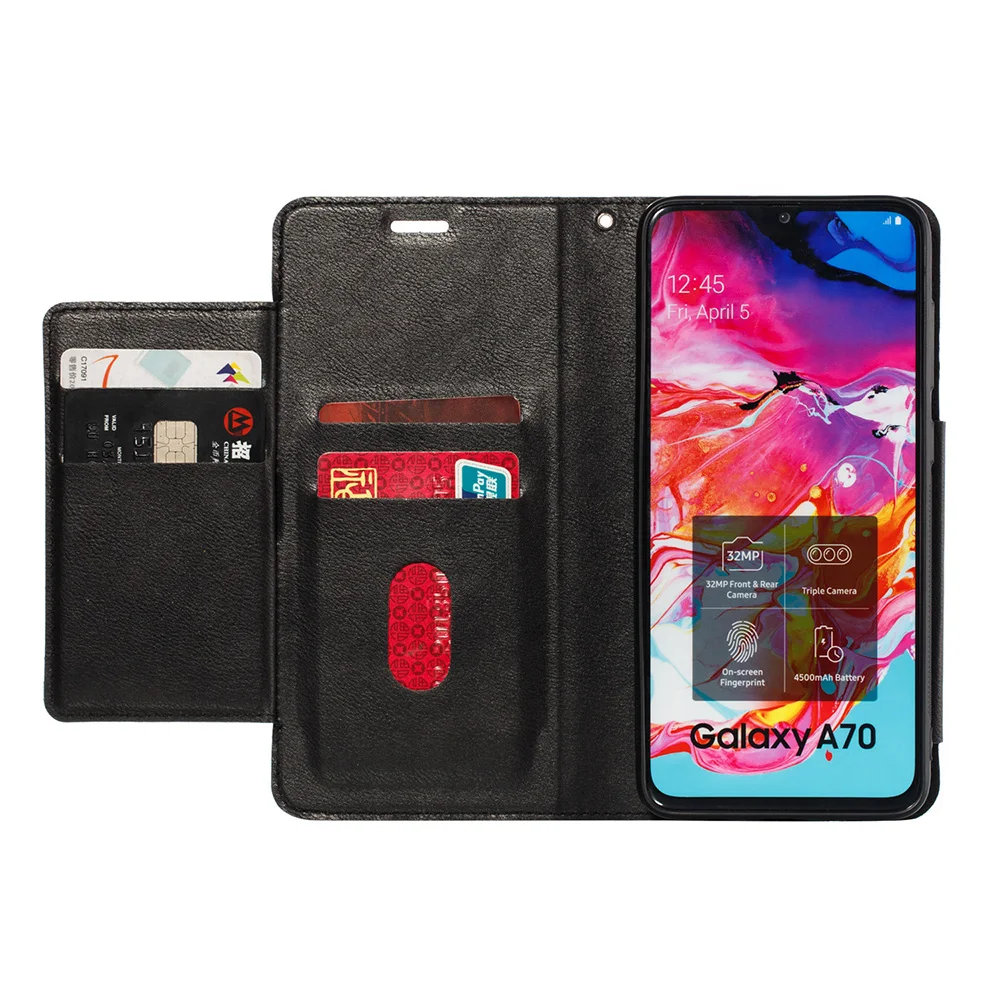 Роскошный кожаный чехол для Samsung Galaxy S10E S9 S8 S10 Plus S7 Note 9 8 A20 A30 A40 A50 A70 откидной Чехол