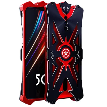 

Heavy Duty Metal Armor Protective Case for Nubia Red Magic 5G Mobile Phone Shockproof Anti-fall Full Cover Shell Case