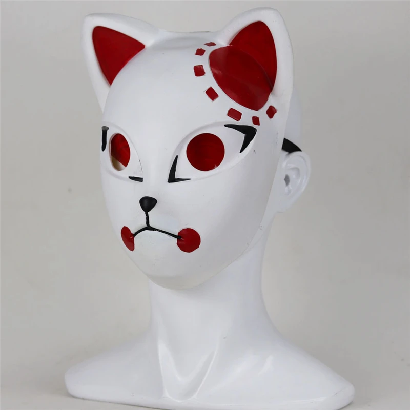 Demon Slayer: Kimetsu No Yaiba Fox Mask Kamado Tanjirou маска для косплея реквизит детский латексный костюм на Хэллоуин Sabito Tengu Masks