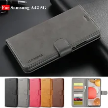 For Samsung A42 Case Flip Leather Vintage Phone Case On Samsung Galaxy A42 5G Case Flip 360 Wallet Cover For Samsung A42 5G Case
