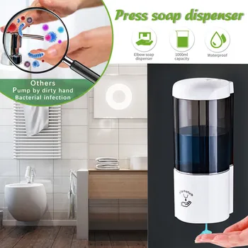 

500ml Liquid Hand Wash Bathroom Kitchen Touchless Automatic Soap Dispenser Automatic induction soap dispenser #40