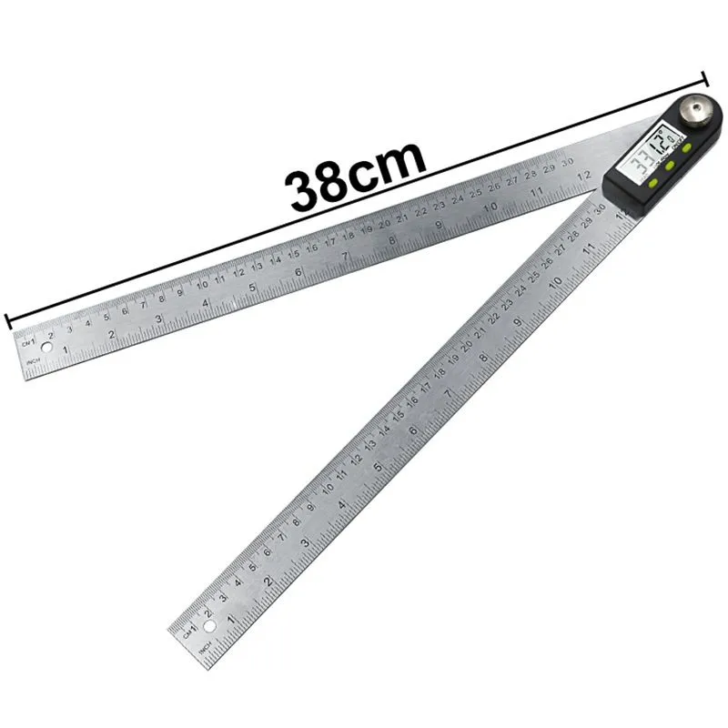 

200mm/300mm Digital Protractor Tilt Meter Goniometer Stainless Steel Digital Angle MeterElectronic Angle Meter