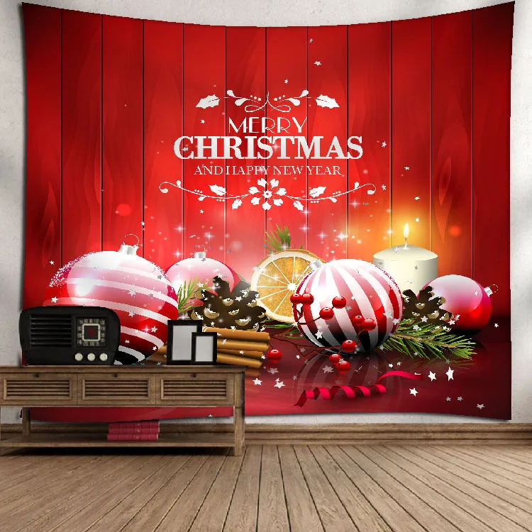 

2020 Christmas new hanging cloth home tapestry