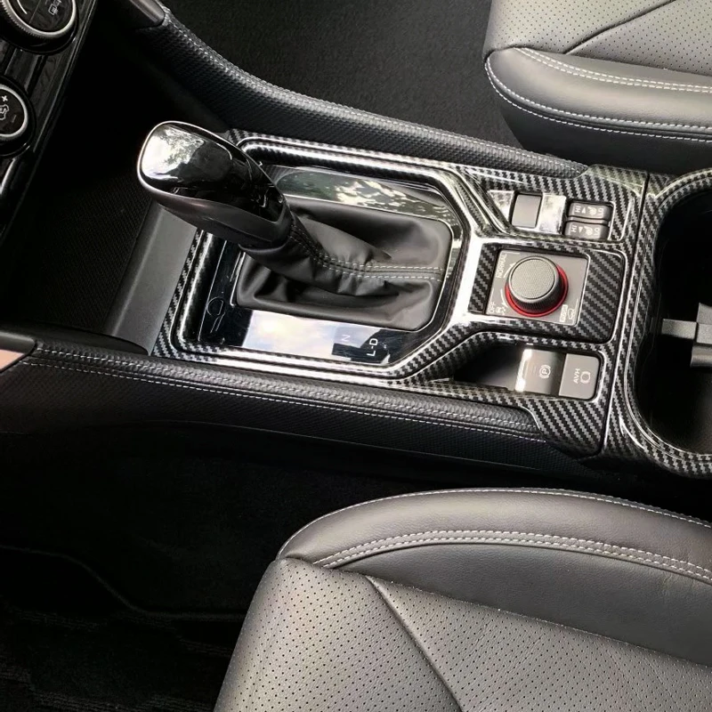 ABS аксессуары для салона автомобиля Передняя коробка переключения передач Панель рамка накладка 2 шт. для Subaru Forester