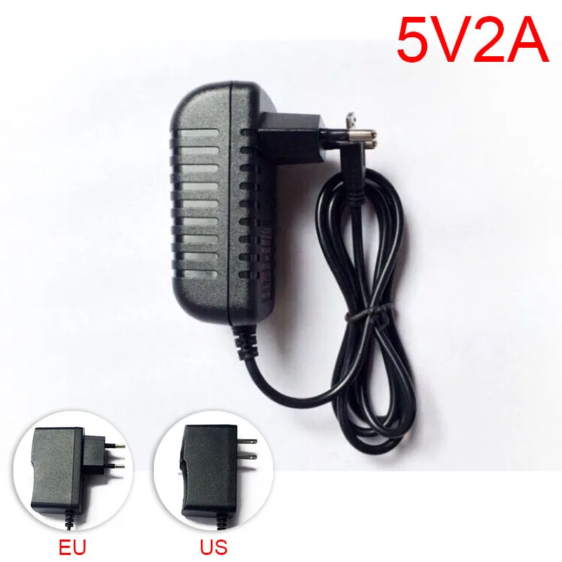 DC 5V 2A 2000mA Micro USB AC к DC адаптер питания США ЕС Plug обеспечение конвертера Зарядное устройство для Raspberry Pi Iuput 100-240V N11