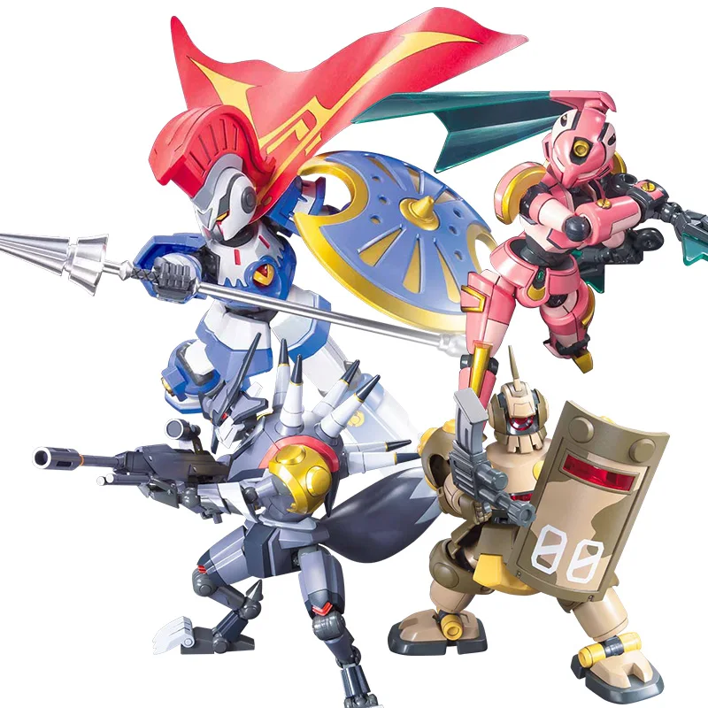 Оригинальные BANDAI WARS LBX 001 ACHILLES kunoichi император Achilles Odin император Anubis Deqoo figuals Brinquedos