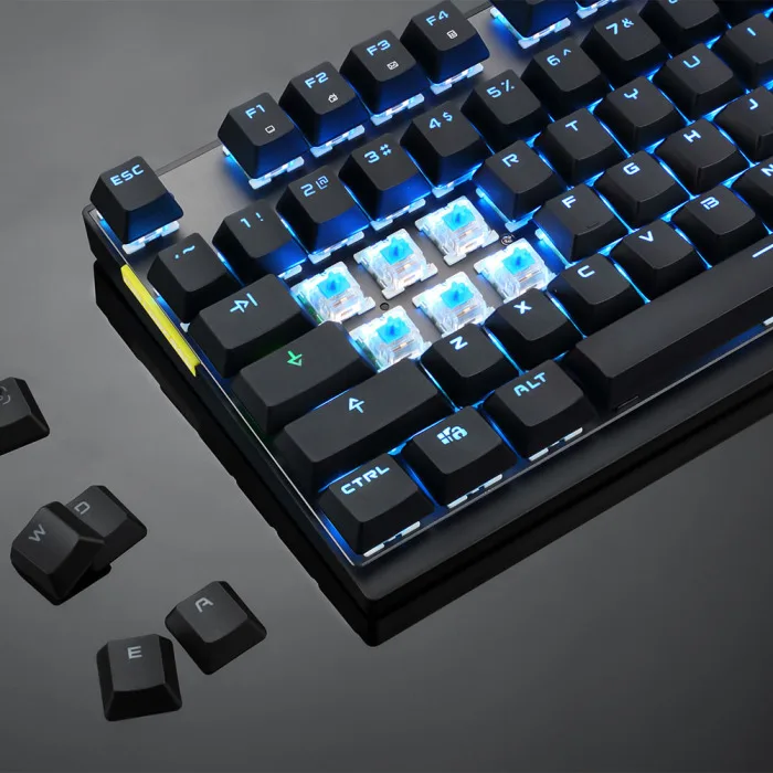 87 клавиш клавиатуры с двумя режимами клавиатуры для Win XP 7 10 Vista Android LHB99