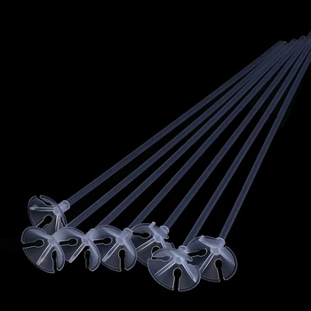 

100PCS 40cm Latex Balloon Stick Tray PVC Tube Balloons Holder for Wedding Birthday Party DIY Decoration Ballons Accessories