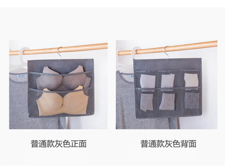 Manufacturers Direct Selling Simple Double-Sided Hanging Storage Bag Wall Type Oxford Cloth Clothes Reasonable Hanging Storage B