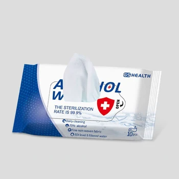 

2 bags 75% Alcohol Wipes Disinfection Sterilization Portable Wipes Antibacterial Cleaning Home Office Travel Alcohol Wet Wipes