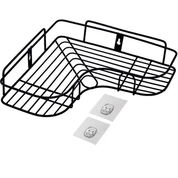 

Drilling Free Corner Bathroom Shelf Frame Bathroom Installation Kitchen Storage Shelf Tripod, Corner Frame Bathroom Accessories