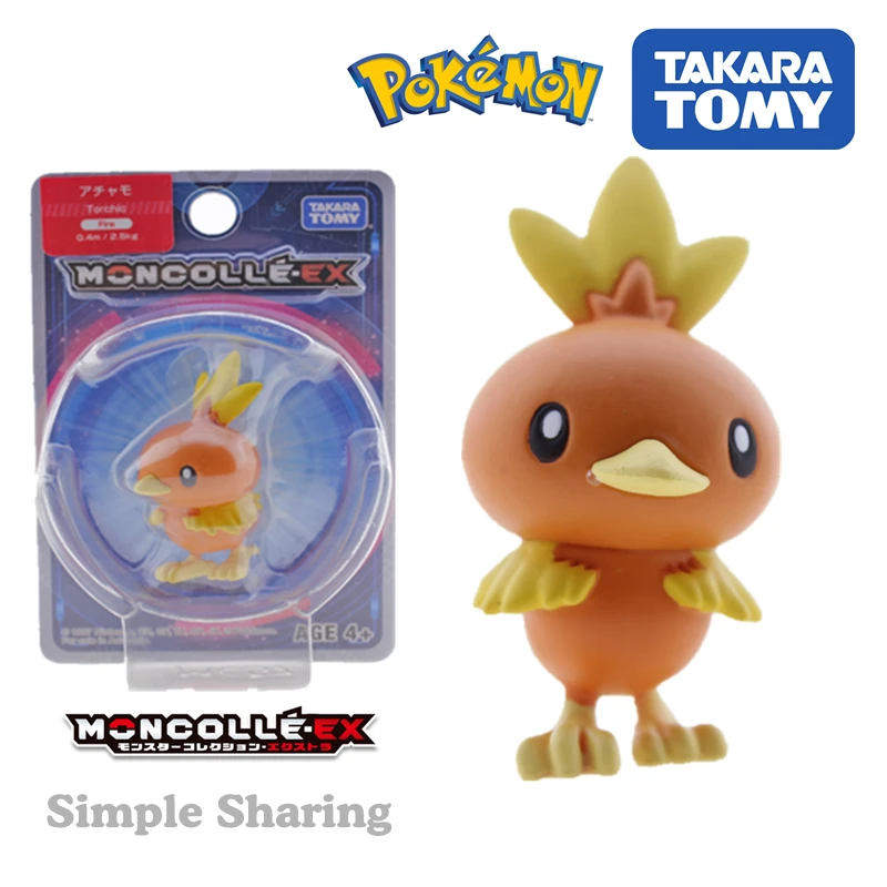 Фигурка Takara Tomy Tomica monglue Ponkemon Digimon EX Asia-04 Torchic Achamo Волшебные миниатюрные детские
