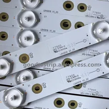 Новые 14 шт./компл. светодиодный подсветка полосы для LB49016 V1_00 GJ-2K16-490-D712-P5-R/L 01N21 01N22 TPT490U2 49PUS6401 49PUH6101