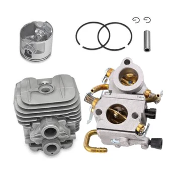 

Carburetor Cylinder Head For Stihl TS410 TS420 Piston Kit 50mm Chainsaw Parts