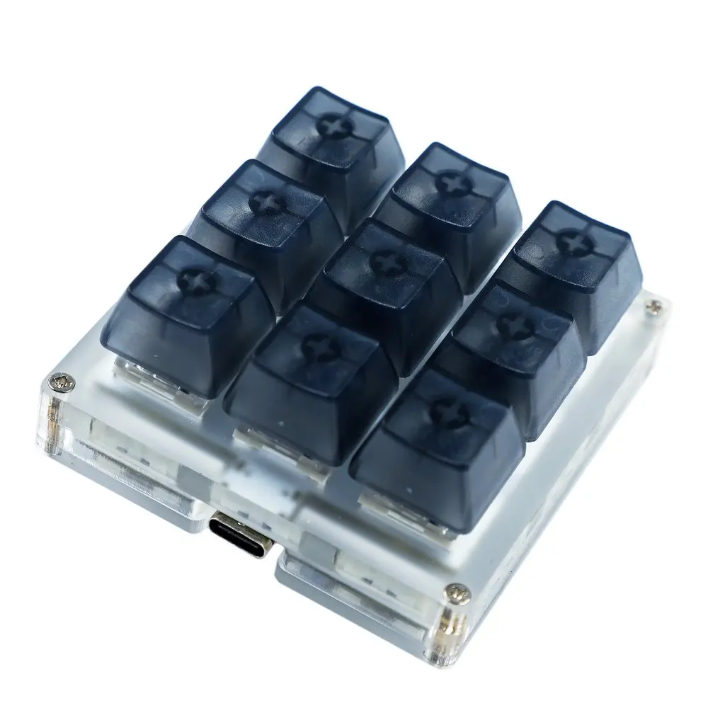 Qmk Chave Hotswap Numpad Rgb Suporte Macro Função tipo c Teclado Mecânico para Teclado de Jogos Photoshop Usb mx Switches