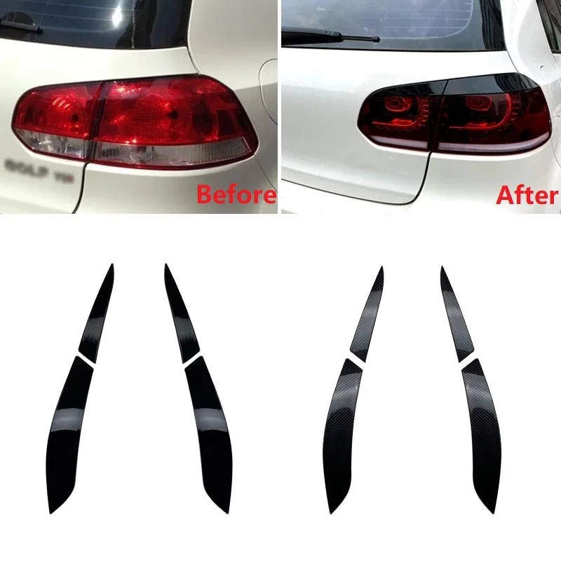 

4 шт., накладки на передние фары для Golf 6 MK6 2009-2012