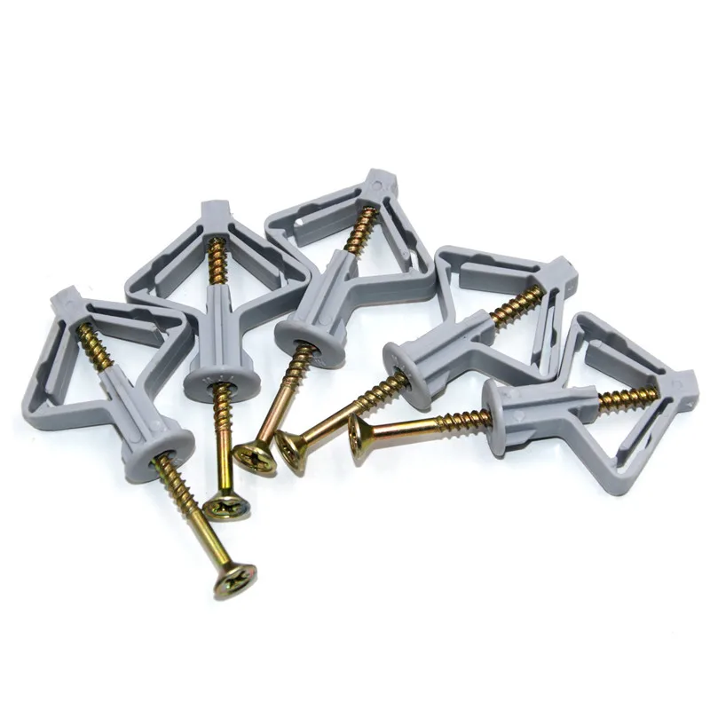 Plastic Expansion Anchor Bolt Pipe, Tube Nylon With Screws